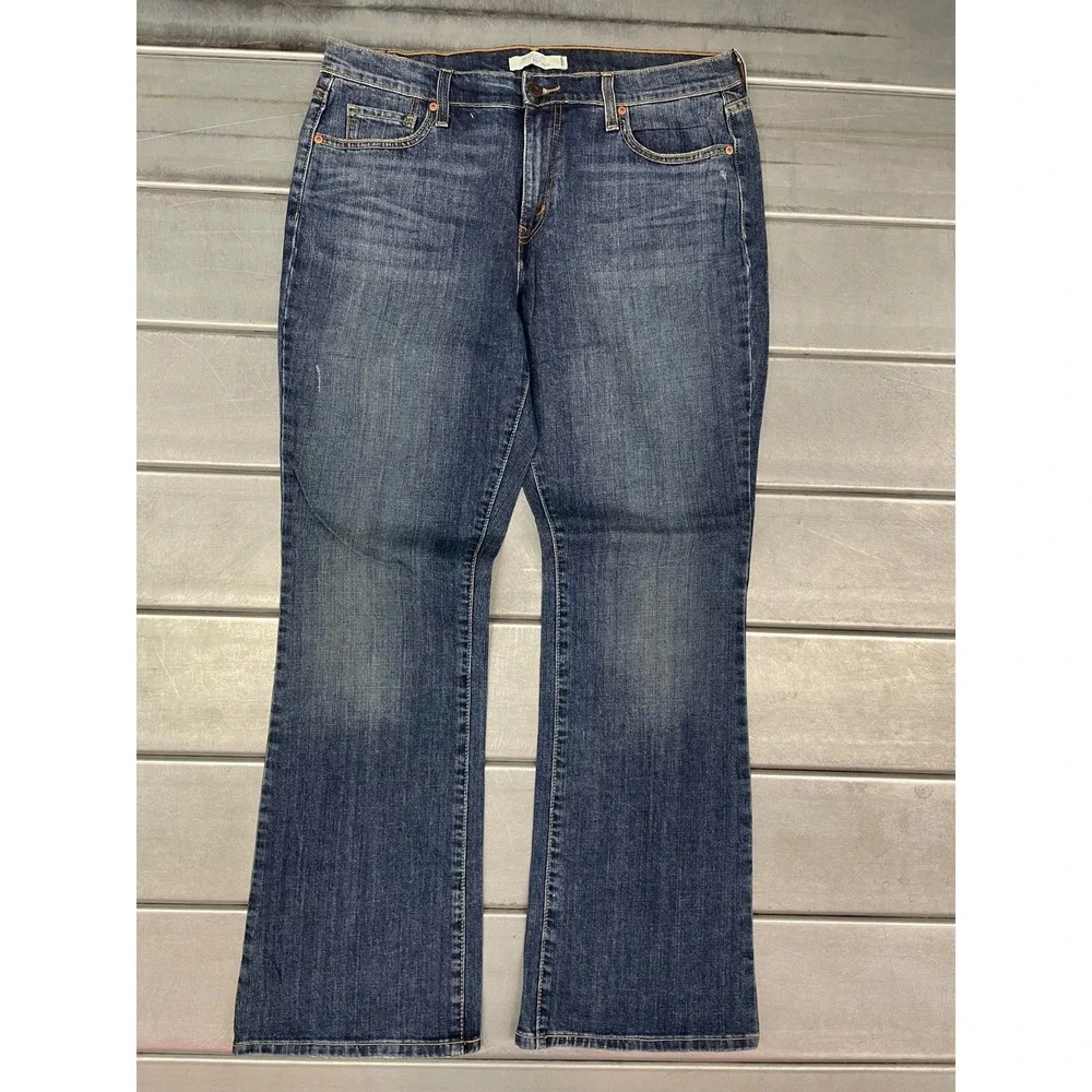 Levis 515‎ Jeans Womens 34X32 Blue Medium Wash Denim Boot Cut